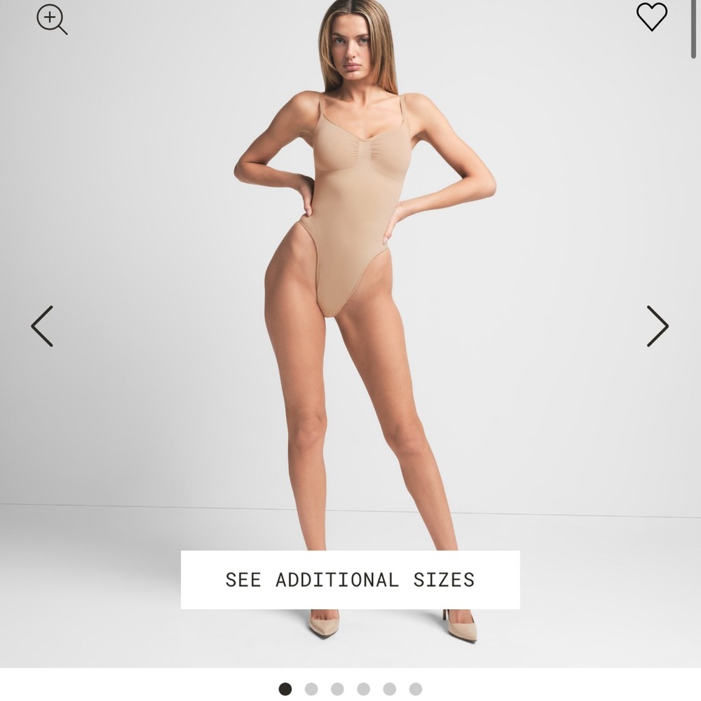 SKIMS Thong Bodysuit - Clay Size Small - NWOT